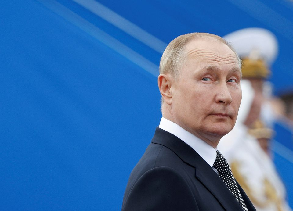 FILE PHOTO - Russian Navy Day celebrations in Saint Petersburg
