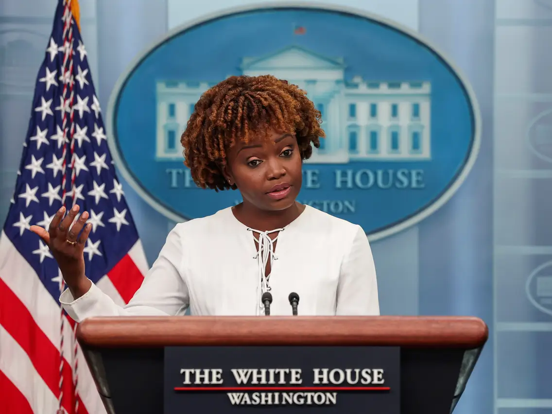 White House Press Secretary Learns of Queen's Death During Briefing
