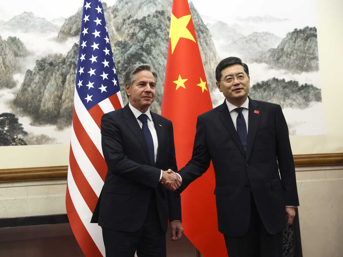 Antony Blinken has started meetings in Beijing, aiming to cool US-China  tensions : NPR